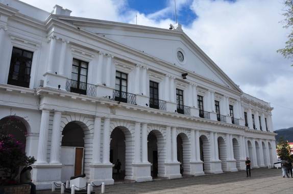 Palácio Municipal em San Cristobal de Las Casas, no sul do México